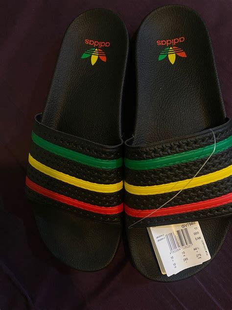 adidas adilette rasta|Adidas Adilette sandals.